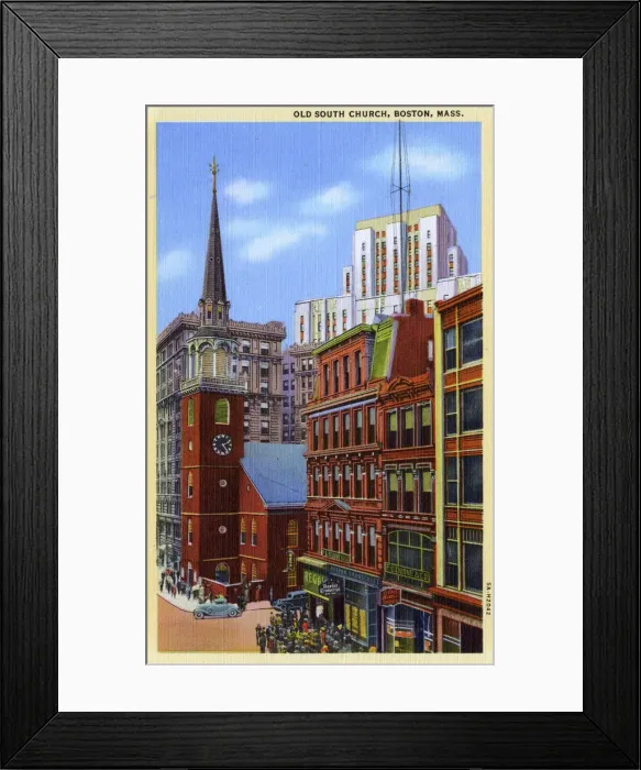 Framed Print : Old South Church - Boston, Massachusetts Framed Print : Old South Church - Boston, Massachusetts