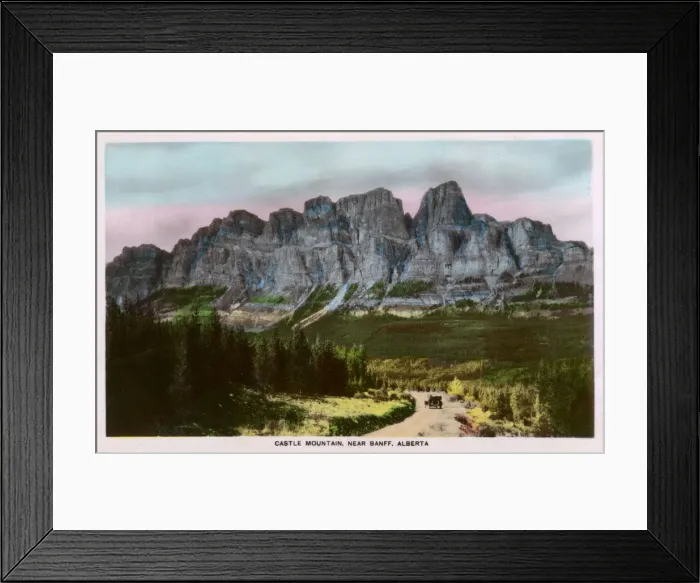 Framed Print : Castle Mountain, near Banff, Alberta, Canada Framed Print : Castle Mountain, near Banff, Alberta, Canada