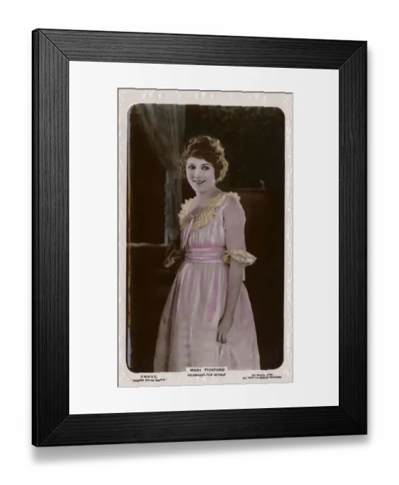 Framed Print : Mary Pickford - Canadian motion picture actress Framed Print : Mary Pickford - Canadian motion picture actress