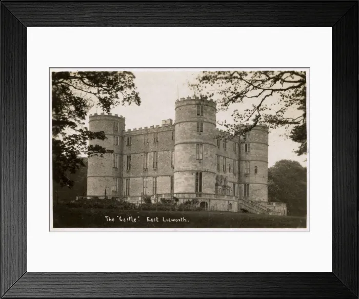 Framed Print : The Castle, East Lulworth, Dorset Framed Print : The Castle, East Lulworth, Dorset