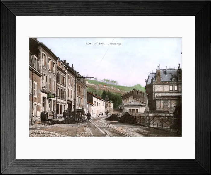 Framed Print : Longwy, France - The Main Street Framed Print : Longwy, France - The Main Street