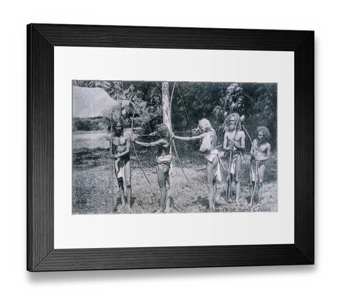 Framed Print : Veddhas (Wanniyala-Aetto or Forest People), Sri Lanka Framed Print : Veddhas (Wanniyala-Aetto or Forest People), Sri Lanka