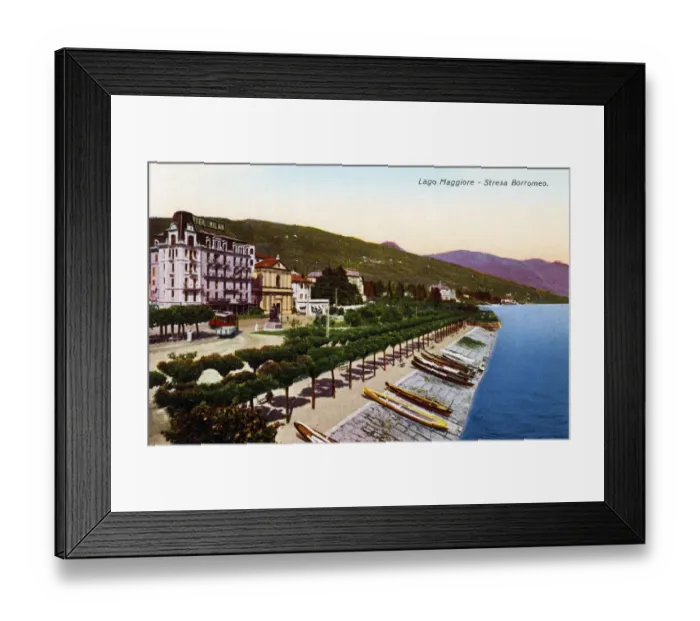 Framed Print : Lago Maggiore - Stresa Borromeo, Italy Framed Print : Lago Maggiore - Stresa Borromeo, Italy