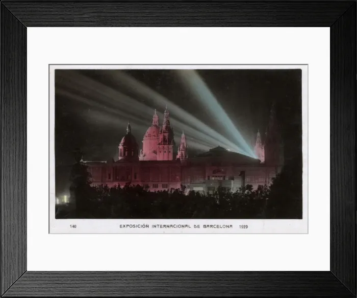 Framed Print : Exposicion Internacional de Barcelona Framed Print : Exposicion Internacional de Barcelona