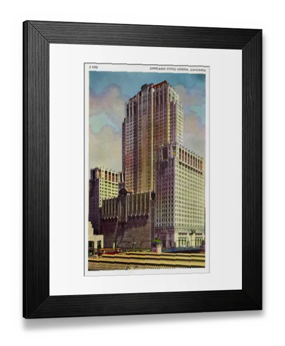 Framed Print : The Chicago Civic Opera House Framed Print : The Chicago Civic Opera House