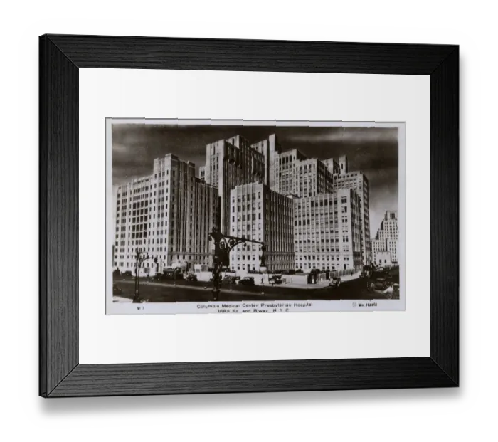 Framed Print : The Columbia University Medical Center, New York City Framed Print : The Columbia University Medical Center, New York City