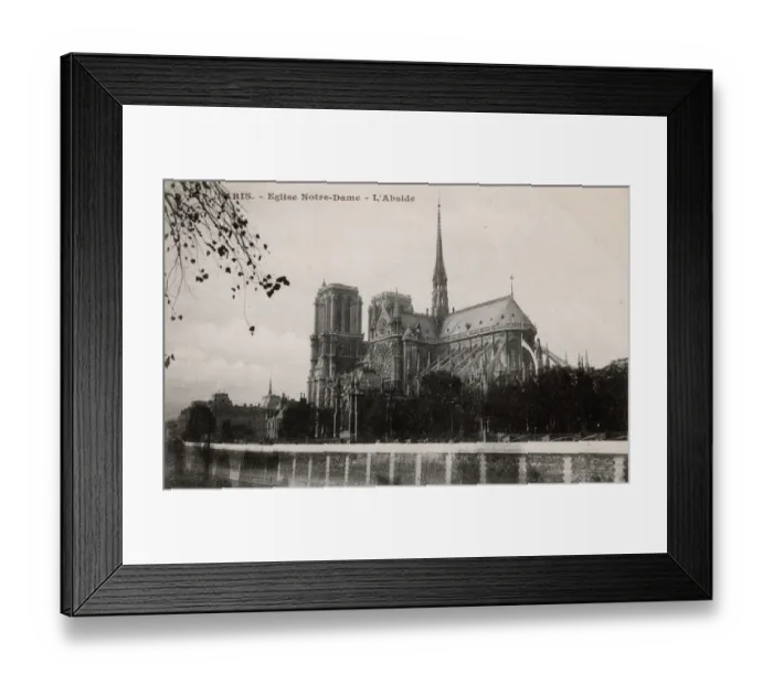 Framed Print : Paris, France - Eglise Notre-Dame