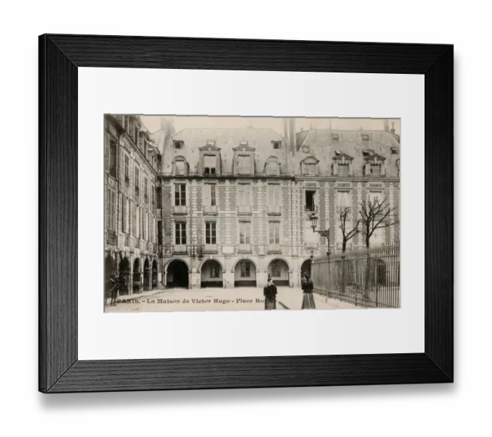 Framed Print : Paris, France - La Maison de Victor Hugo - Place Royale Framed Print : Paris, France - La Maison de Victor Hugo - Place Royale