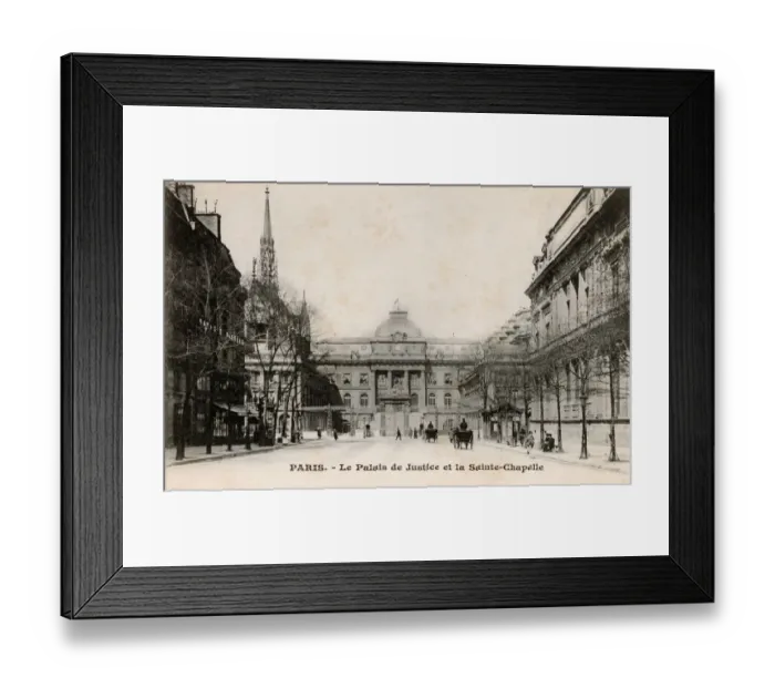 Framed Print : Paris, France - Palais de Justice and Sainte-Chapelle Framed Print : Paris, France - Palais de Justice and Sainte-Chapelle