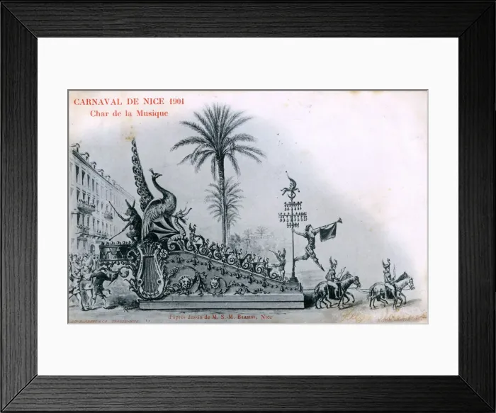 Framed Print : France - Nice Carnival - The Music Float Framed Print : France - Nice Carnival - The Music Float