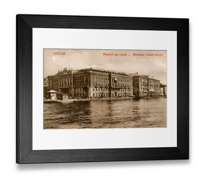 Framed Print : Italy - Trieste - Palazzo del Lloyd - Excelsior Palace Hotel Framed Print : Italy - Trieste - Palazzo del Lloyd - Excelsior Palace Hotel