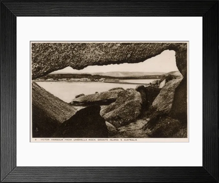 Framed Print : Australia - Victor Harbour from Umbrella Rock Framed Print : Australia - Victor Harbour from Umbrella Rock