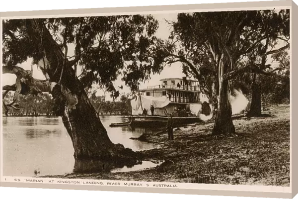 Australia - SS Marian at Kingston Landing, River Murray