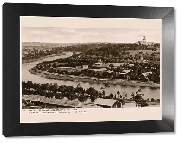 Australia - The River Yarra at Melbourne, Victoria