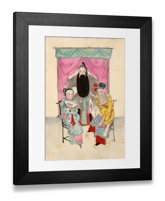 Framed Print : Chinese Theatrical Troupe Framed Print : Chinese Theatrical Troupe