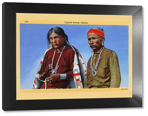 A Typical Navajo Indian Couple