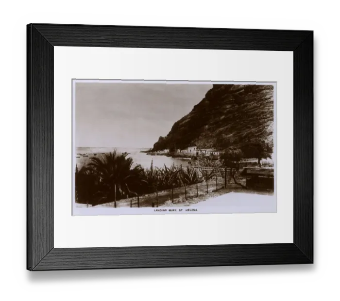 Framed Print : The Landing Quay - St. Helena Framed Print : The Landing Quay - St. Helena