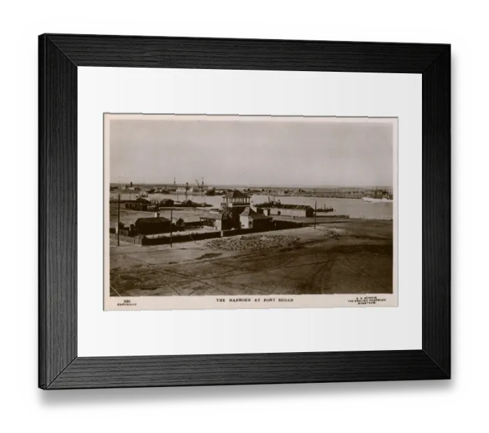 Framed Print : The Harbour at Port Sudan, Sudan Framed Print : The Harbour at Port Sudan, Sudan