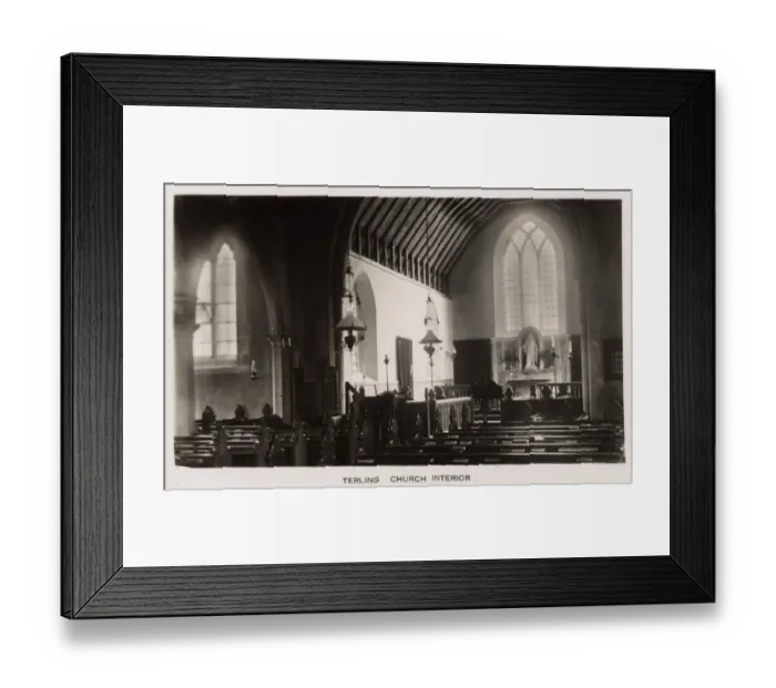 Framed Print : Terling, Essex - Terling Church - Interior Framed Print : Terling, Essex - Terling Church - Interior