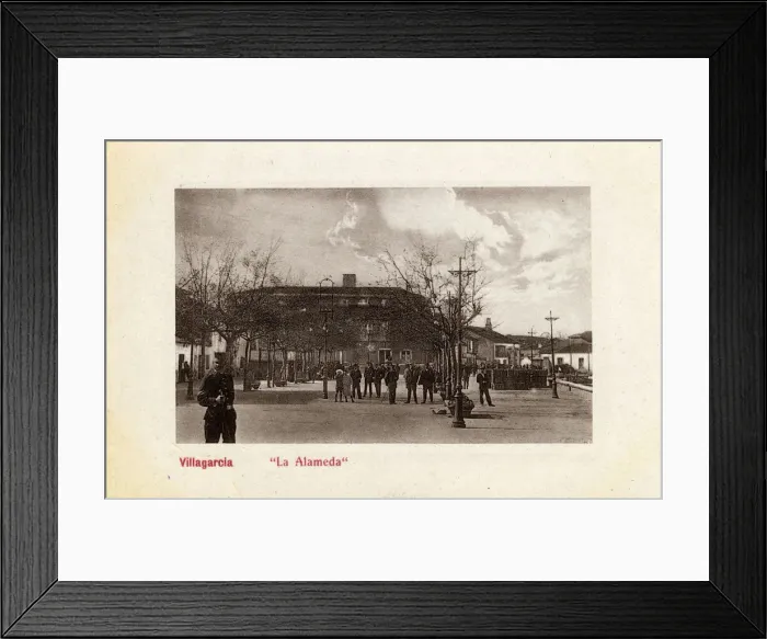 Framed Print : Vilagarcia de Arousa, Pontevedra, Galicia - La Alameda Framed Print : Vilagarcia de Arousa, Pontevedra, Galicia - La Alameda