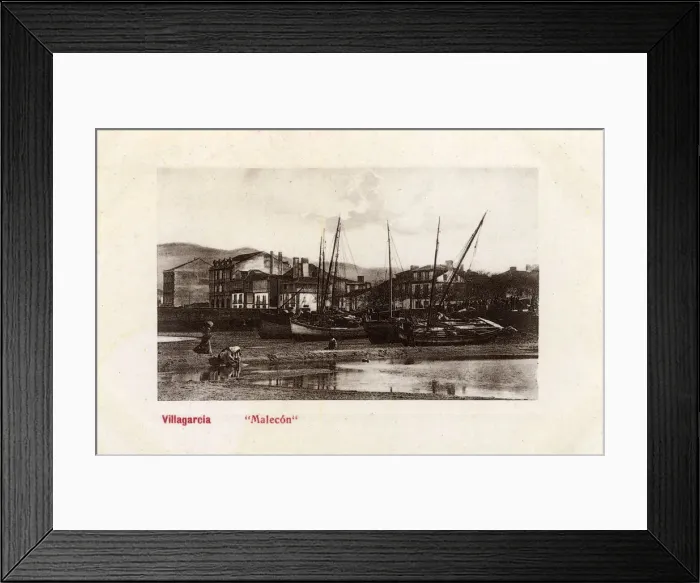 Framed Print : Vilagarcia de Arousa, Pontevedra, Galicia - Malecon Framed Print : Vilagarcia de Arousa, Pontevedra, Galicia - Malecon