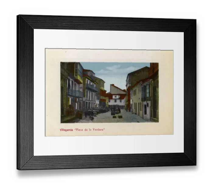 Framed Print : Vilagarcia de Arousa, Pontevedra, Plaza de la Verdura Framed Print : Vilagarcia de Arousa, Pontevedra, Plaza de la Verdura