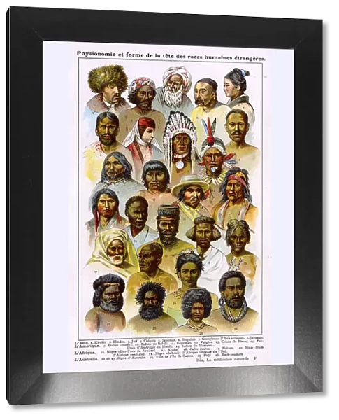 Heads of different indigenous peoples from around the world