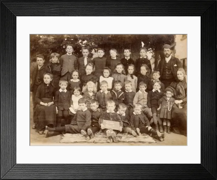 Framed Print : Class from Carlton School, Grafton Road, London Framed Print : Class from Carlton School, Grafton Road, London