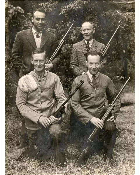 A Four-man British Shooting Party