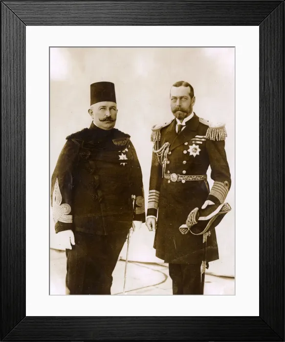 Framed Print : King George V and the Khedive of Egypt Framed Print : King George V and the Khedive of Egypt