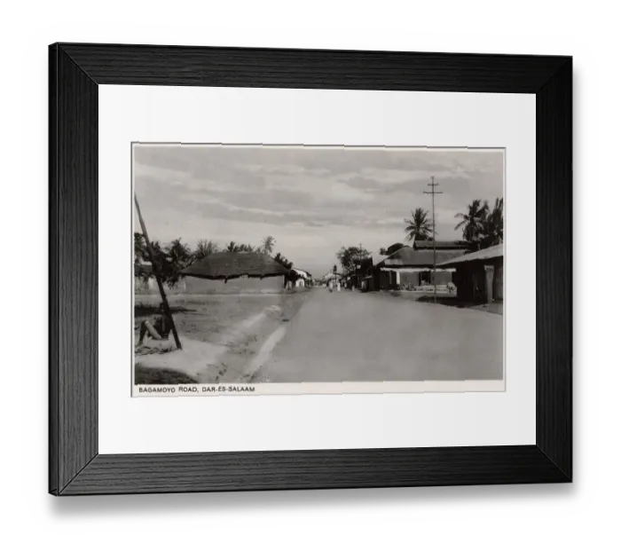 Framed Print : Bagamoyo Road - Dar-es-Salaam, Tanzania, East Africa Framed Print : Bagamoyo Road - Dar-es-Salaam, Tanzania, East Africa