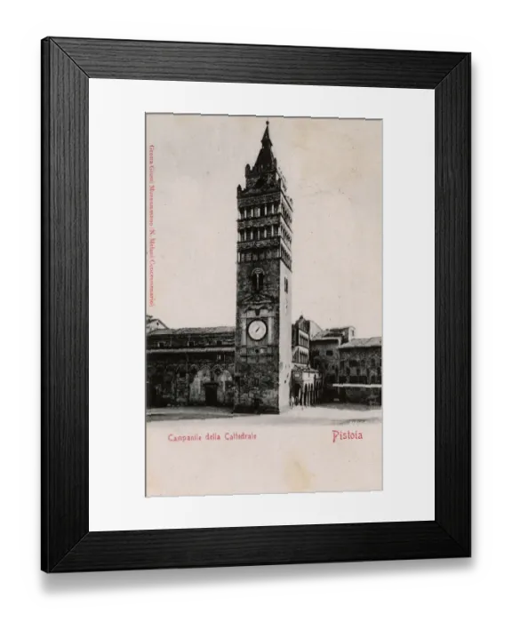 Framed Print : Pistoia, Tuscany, Italy - Campanile della Cathedrale Framed Print : Pistoia, Tuscany, Italy - Campanile della Cathedrale