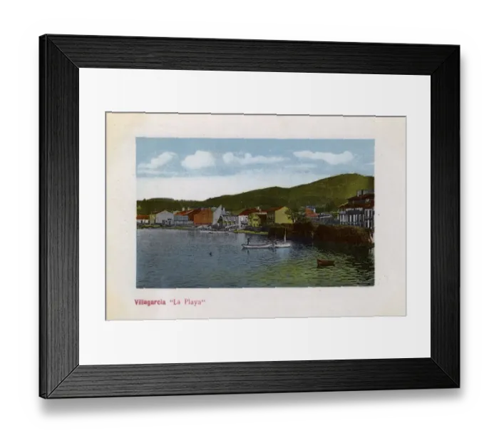 Framed Print : Vilagarcia de Arousa, Pontevedra, Galicia - La Playa Framed Print : Vilagarcia de Arousa, Pontevedra, Galicia - La Playa