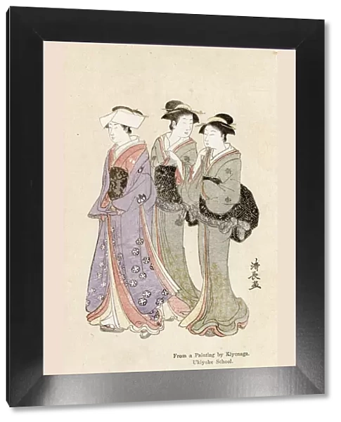 Three Women by Torii Kiyonaga