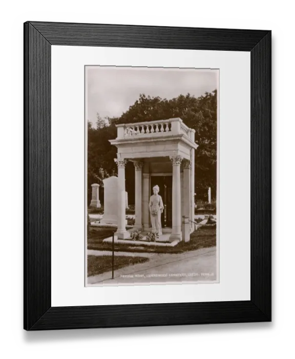 Framed Print : Preston Mont, Lawnswood Cemetery, Leeds, Yorkshire Framed Print : Preston Mont, Lawnswood Cemetery, Leeds, Yorkshire