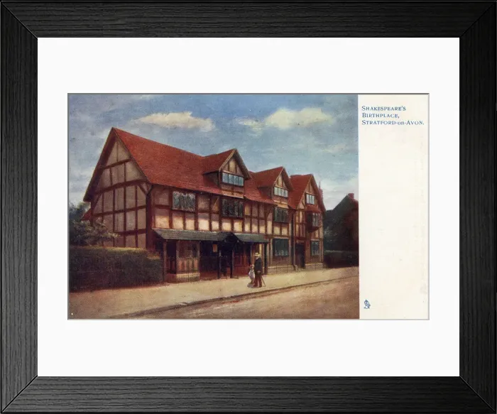 Framed Print : Shakespeares birthplace, Stratford-on-Avon, Warwickshire Framed Print : Shakespeares birthplace, Stratford-on-Avon, Warwickshire