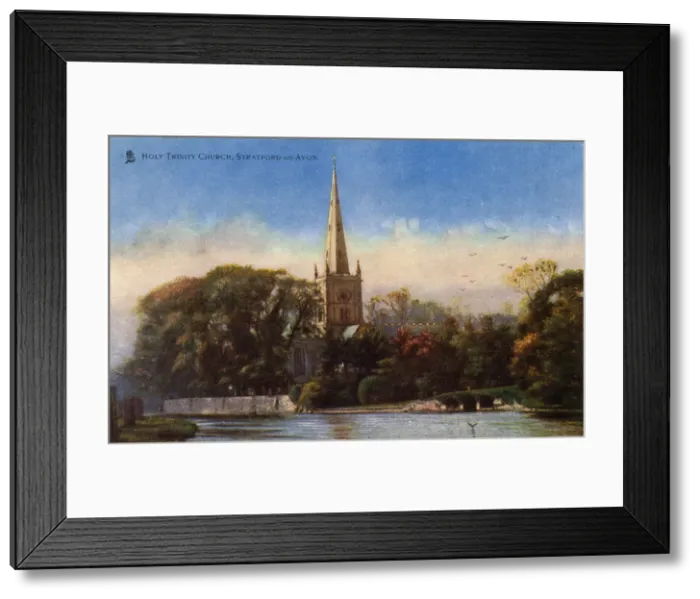 Framed Print : Holy Trinity Church, Stratford-on-Avon, Warwickshire Framed Print : Holy Trinity Church, Stratford-on-Avon, Warwickshire