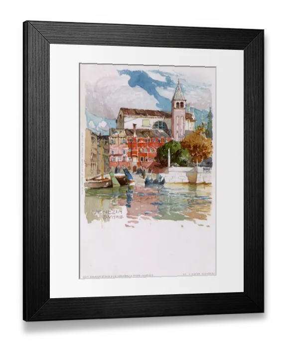Framed Print : Venezia - S. Vitale, Italy - Veneto Region