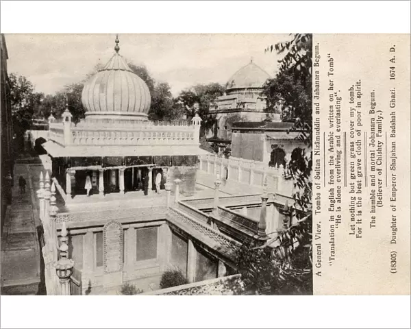 The Tombs of Sufi Saint Nizamuddin and Jahanara Begum