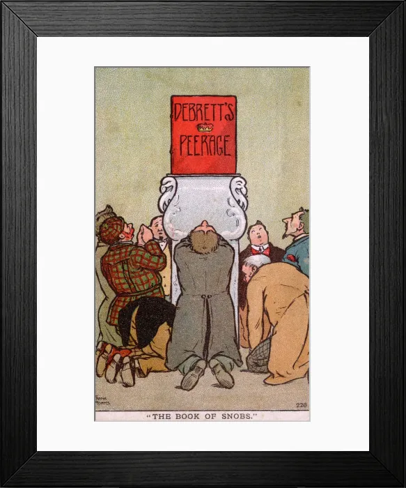 Framed Print : Worshipping at the Altar of Debretts Peerage Framed Print : Worshipping at the Altar of Debretts Peerage