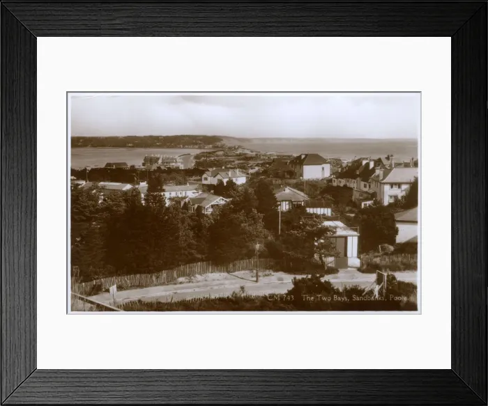 Framed Print : Sandbanks, Poole, Dorset Framed Print : Sandbanks, Poole, Dorset