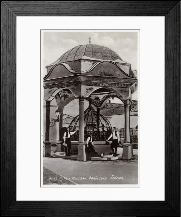 Framed Print : Fountain outside Mosque, Banja Luka, Bosnia and Herzegovina Framed Print : Fountain outside Mosque, Banja Luka, Bosnia and Herzegovina