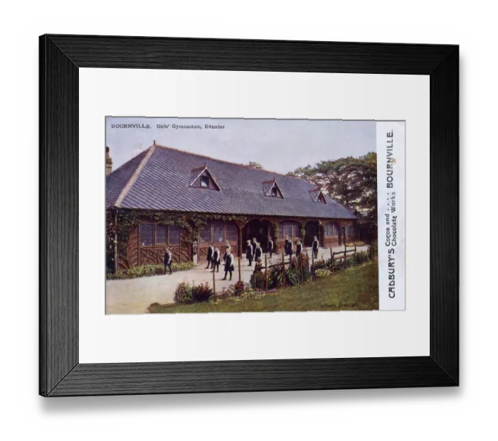 Framed Print : Cadburys Bournville, Birmingham - Girls Gymnasium Exterior Framed Print : Cadburys Bournville, Birmingham - Girls Gymnasium Exterior