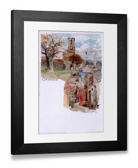 Framed Print : Cannes, France - French Riviera Framed Print : Cannes, France - French Riviera