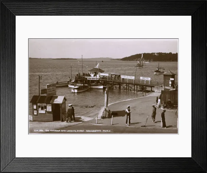 Framed Print : Sandbanks, Poole, Dorset Framed Print : Sandbanks, Poole, Dorset