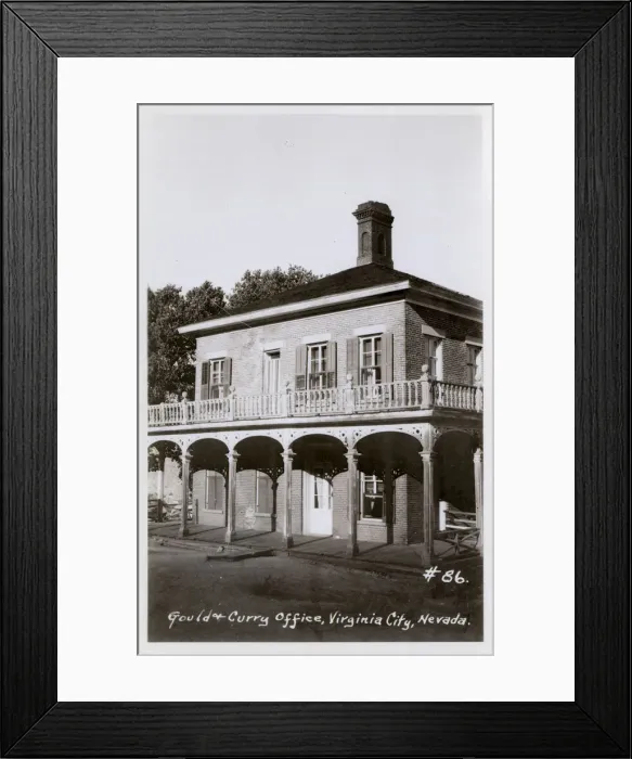 Framed Print : Nevada, USA - Gould and Curry Mining Company Office Framed Print : Nevada, USA - Gould and Curry Mining Company Office