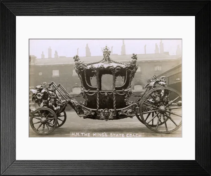 Framed Print : The British Royal Familys Golden State Coach Framed Print : The British Royal Familys Golden State Coach