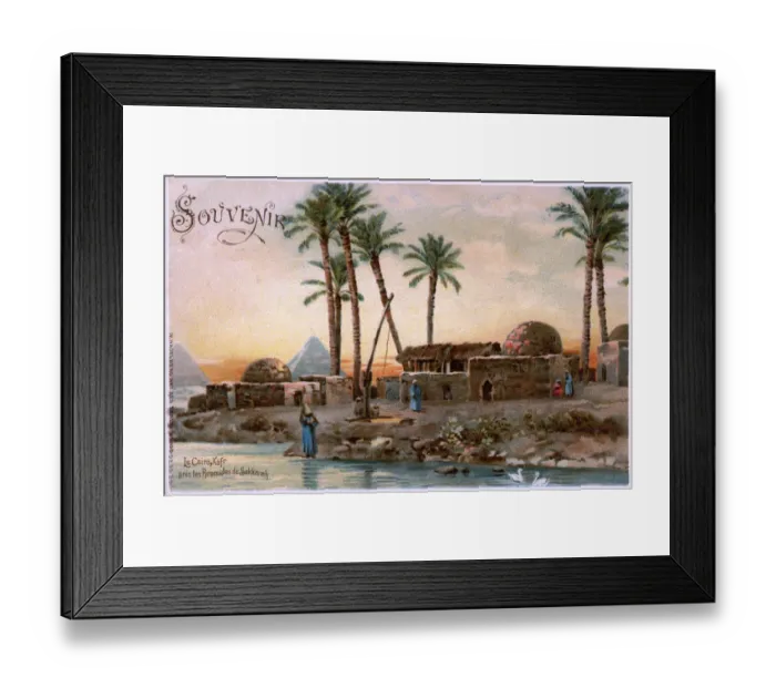 Framed Print : Kafr near Cairo, Egypt - situated close to the pyramids Framed Print : Kafr near Cairo, Egypt - situated close to the pyramids