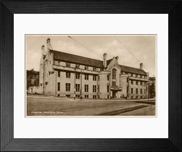 Framed Print : Glasgow, Scotland - University of Glasgow - Union Building Framed Print : Glasgow, Scotland - University of Glasgow - Union Building