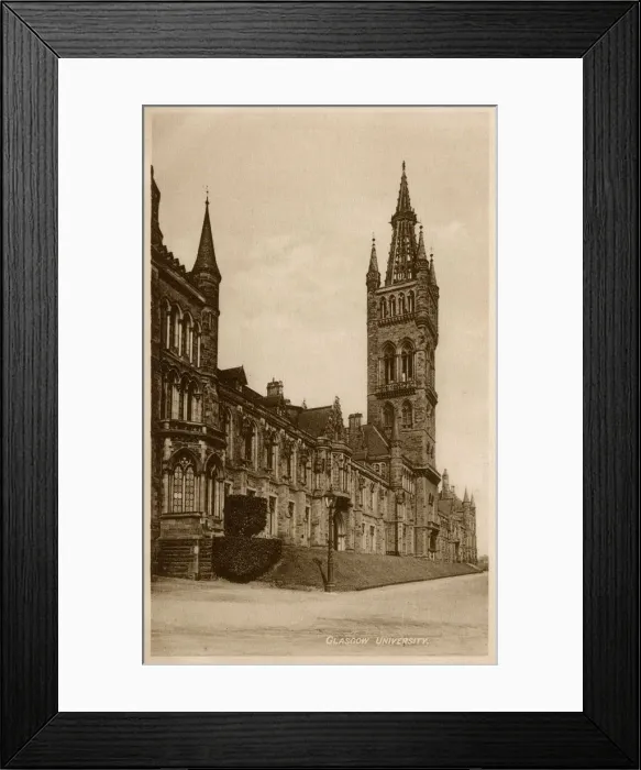 Framed Print : Glasgow, Scotland - University of Glasgow Framed Print : Glasgow, Scotland - University of Glasgow